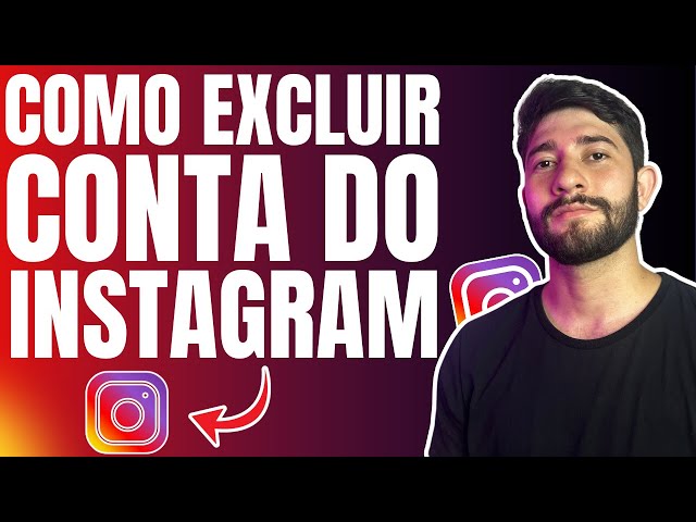 Como EXCLUIR conta do INSTAGRAM (Passo a Passo) Atualizado