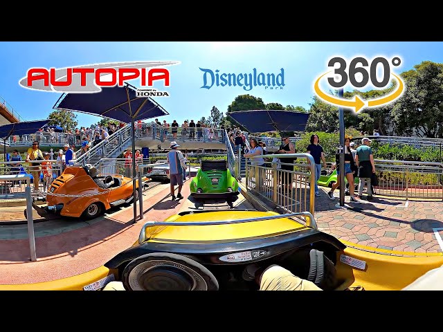 VR 360 Autopia On Ride POV Disneyland 2024 06 14