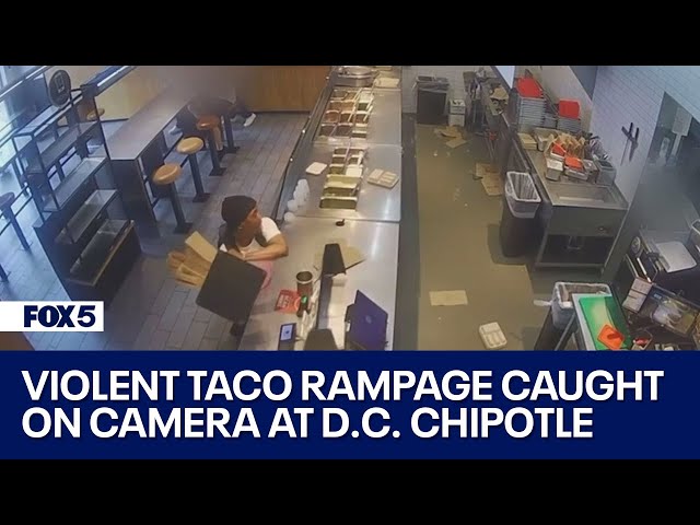 Man goes on violent rampage inside Northwest Chipotle