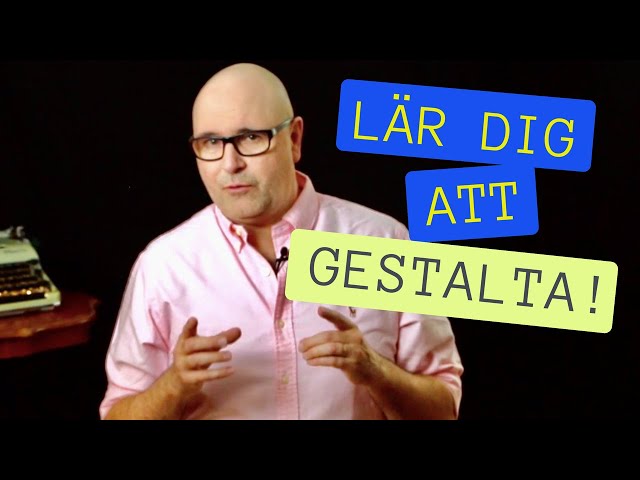 Romanskrivarskolan #5: Gestaltning