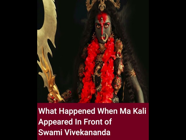 What Happened When Ma Kali Appeared In Front of Vivekananda? #shorts