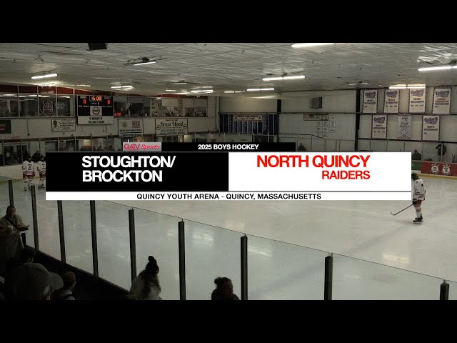 QATV Sports: Stoughton-Brockton vs North Quincy Boys Hockey (January 1, 2025)