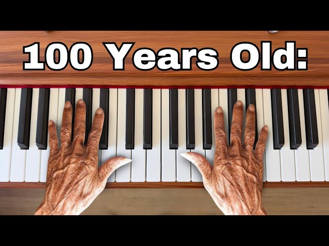 1-year-old Vs 100-year-old playing piano