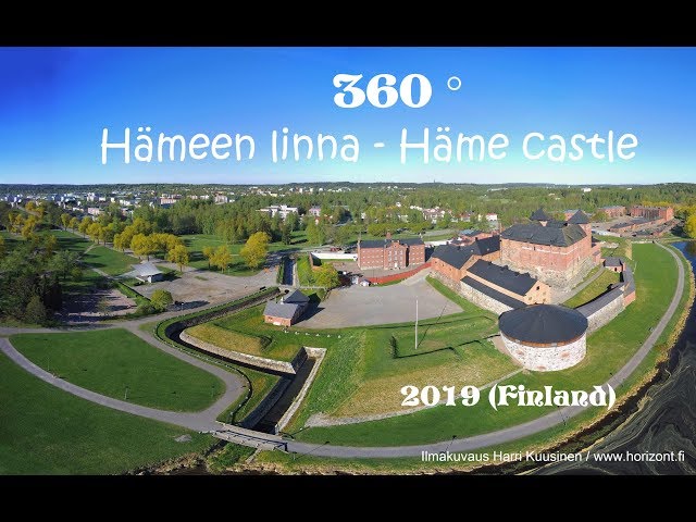 360° Hämeen linna - 2019 Finland - Häme castle (4K)