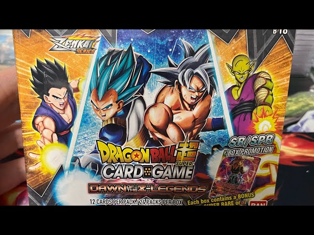 Trying Something New!! Opening a Box of Dawn of the Z-Legend Dragon Ball Super!! God Rare?!?!