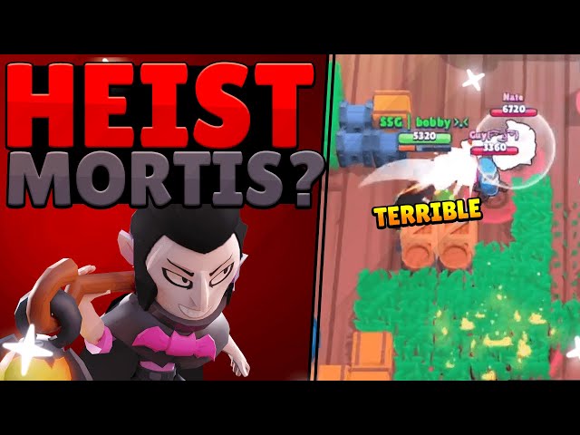 IS MORTIS VIABLE IN HEIST? | BRAWL STARS GAMEPLAY