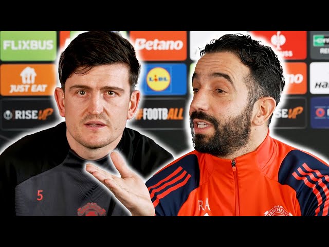 Ruben Amorim and Harry Maguire pre-match press conference | Manchester United v Rangers