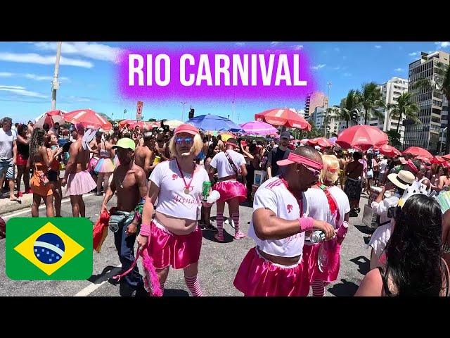 OMG ! 😲 MAGIC RIO CARNIVAL STREET PARADE 2025 in 4K 🎉🥳