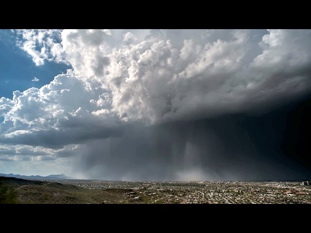 Rain Bomb: Rare 'Wet Microburst’ Caught on Camera in Stunning Timelapse