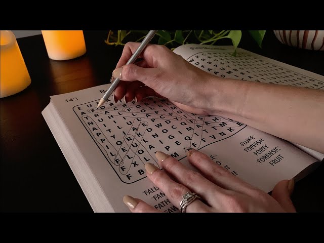 ASMR Relaxing Word Search ( whispered )