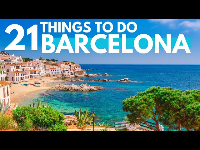 Best Things To Do in Barcelona Spain 2025 4K