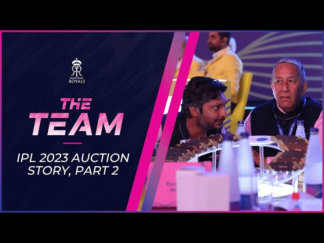 Rajasthan Royals IPL 2023 Auction Story | Ep 2 -  All The Action From Auction Day!