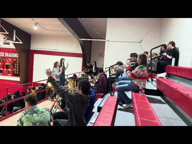 12/13/24 Swartz Creek Dragons Pep Band - Home Varsity Basketball