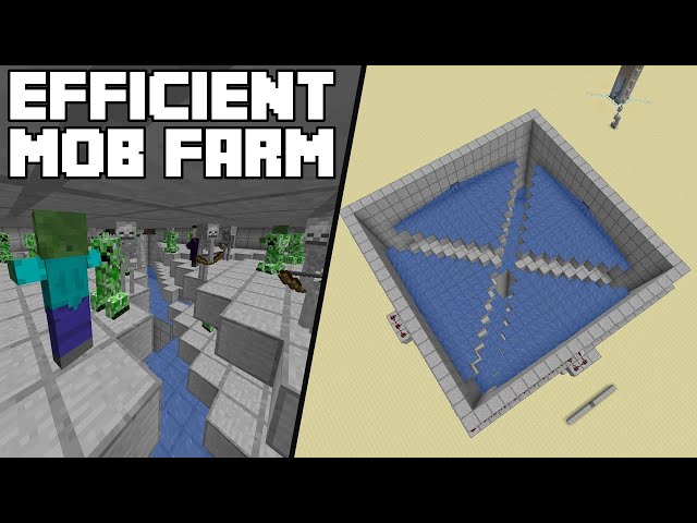 Minecraft Tutorial - Efficient Mob Farm