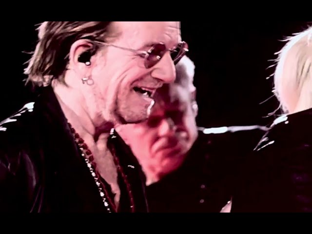 UP CLOSE U2 and Lady Gaga LIVE AT THE SPHERE in Las Vegas, All I Want Is You & Shallow 10/25/2023!!!