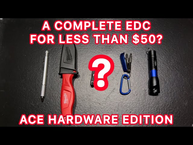 THE complete edc challenge (Ace hardware)