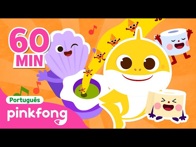 Hábitos Saudáveis do Bebê Tubarão | + Completo | Pinkfong, Bebê Tubarão! Canções para Crianças