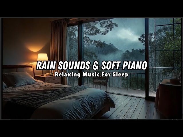 Tranquil Rain & Piano Melodies: Ultimate Sleep Aid for Stress Relief, relaxing piano, relaxing music