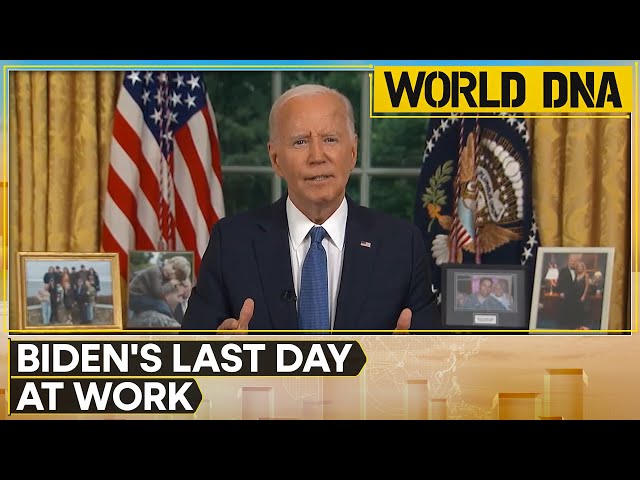 Joe Biden Urges Americans To ‘Keep Faith’ On Final Day As President In South Carolina | World DNA