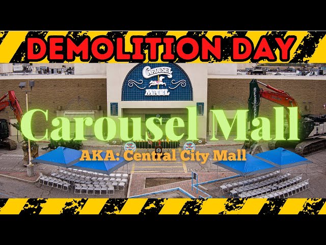 City of San Bernardino holds DEMOLITION CEREMONY for CAROUSEL MALL | Central City Mall