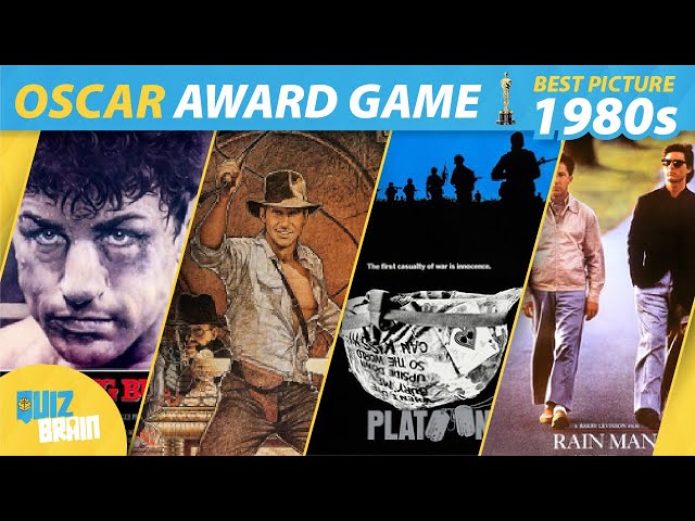 Best Picture Oscar Winners 1980-1989 | Memory Quiz