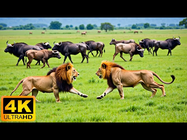 4K African Animals: Tarangire National Park - Relaxing Music With Video About African Wildlife