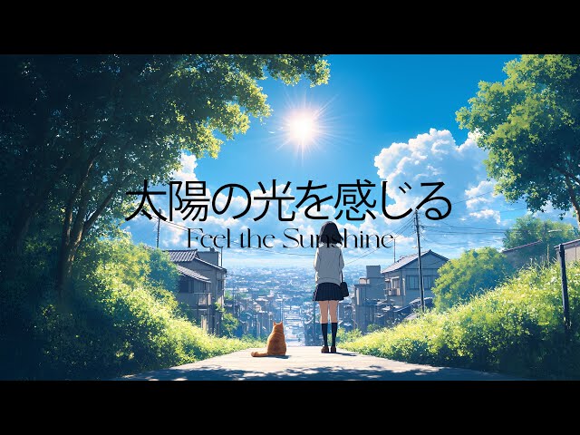 🎧 feel the sunshine 🌞🐈 - anime peaceful music for study and relaxation