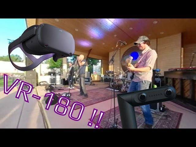 #VR180 GB Leighton Band VR @ Amery Music on the River. All Ages Amery Music on the River Concert.