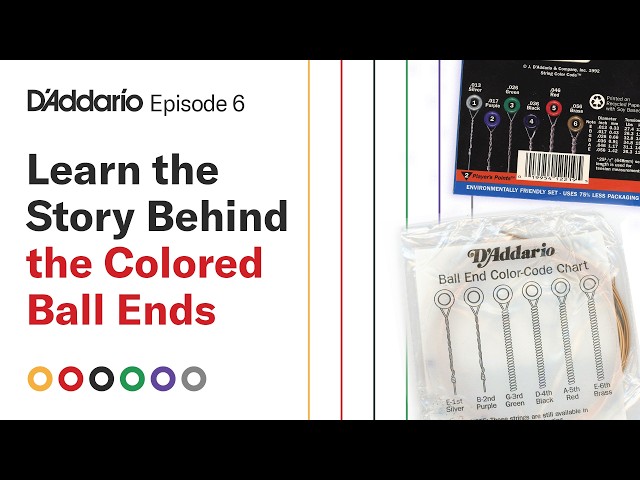 The Story Behind D'Addario's Colored Ball Ends | Jim's Corner Ep. #6