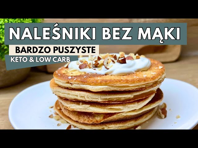 Fluffy Pancakes with 3 Ingredients Without Flour KETO LOW CARB