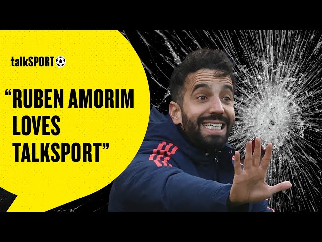 Cracked In The Morning... talkSPORT Replaces Ruben Amorim's Broken TV