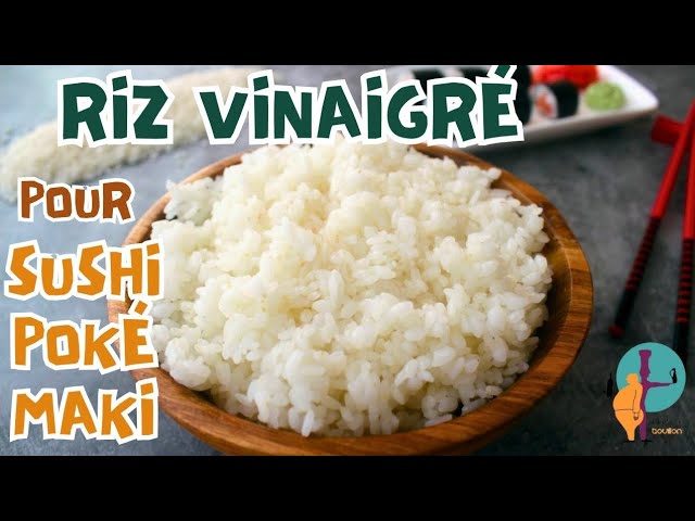 Riz pour Sushi 🍣, Poké et Maki: Recette du Riz Vinaigré Facile et Rapide