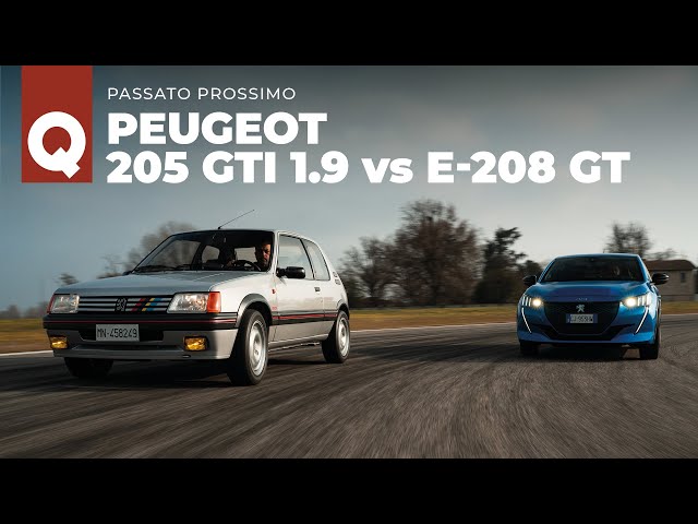 Peugeot 205 GTI 1.9 vs E-208: passato prossimo