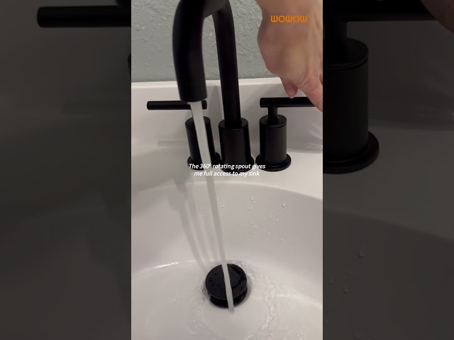 Bold  Beautiful  Matte Black Brilliance #bathroom #faucet #bathroomdesign #homedecor #homedesign