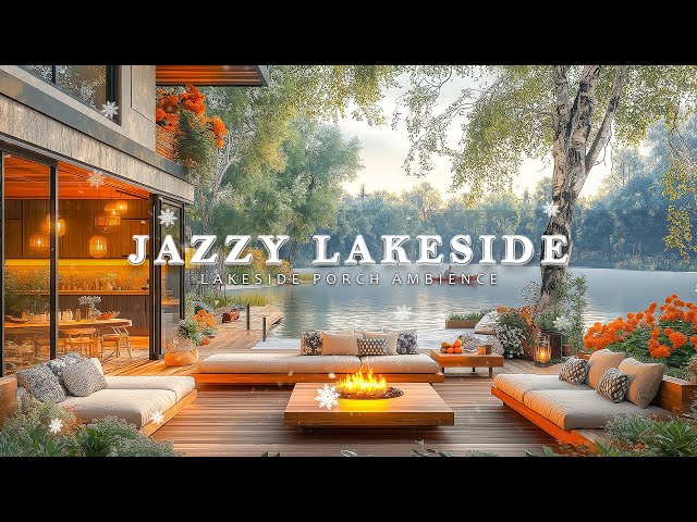 January Jazzy In Riverside | Jazz Playlist With Sunset Winter Make You Happy, Relax, Stress Relie...