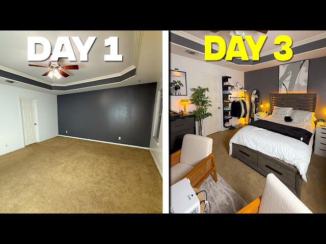 Transforming My EMPTY Room Into My Dream Bedroom!