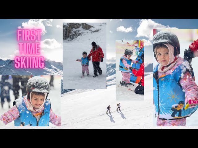 SOFIA is first time skiing! Let’s watch best winter activity for kids!! #kidssport