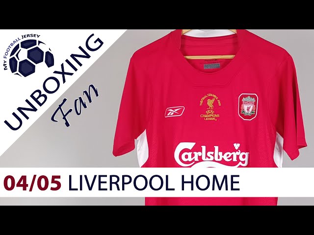 Liverpool Home Retro Jersey 04/05 Gerrard (JJSport) Fan Version Unboxing Review