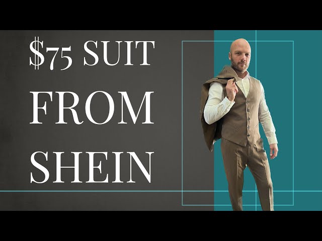 Nous avons acheté un costume à 75 $ de SHEIN pour notre mariage