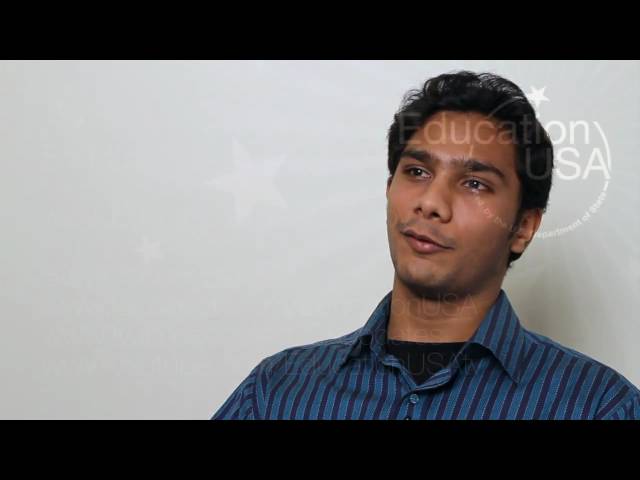 Sagar from India talks about the practical reasons for studying in the U.S.