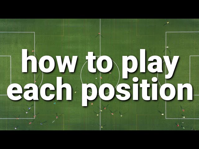 Soccer positions and how to play them (what they do)