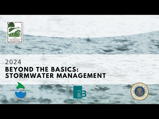 2024 Beyond the Basics: Stormwater Management