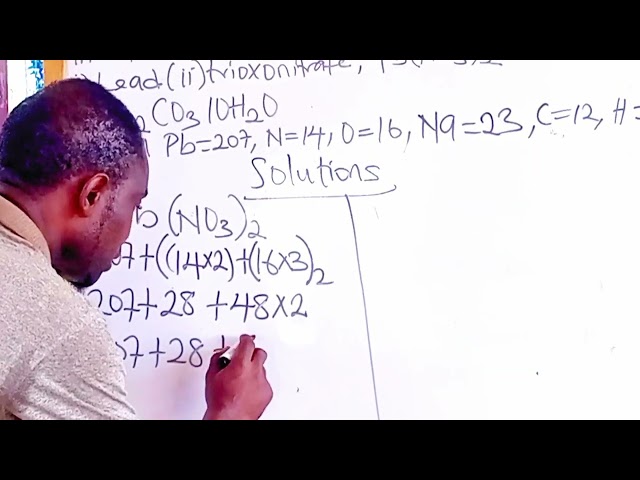 Relative Molecular Mass