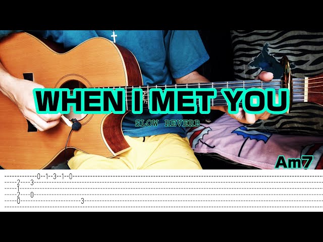 When I Met You - Apo Hiking Society (Fingerstyle tabs) chords + lyrics