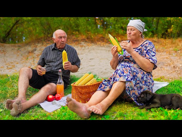 The Secret to a Happy Old Age of an Elderly Couple in a Village Far from Civilization