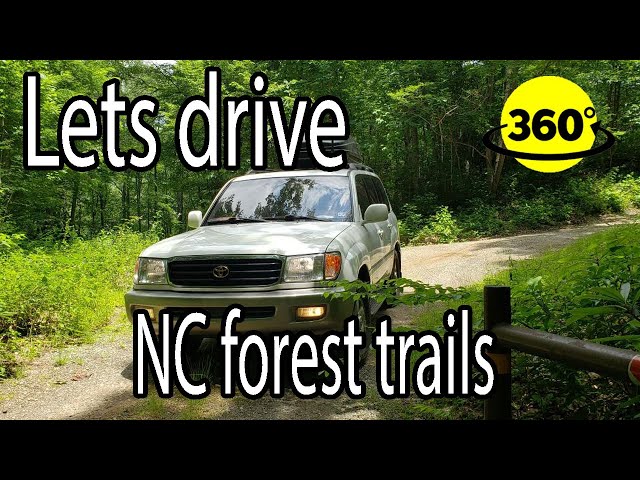 360° Video | Let's ride in the forest on Western North Carolina