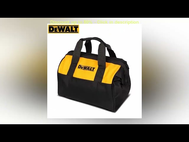 DEWALT Tools Durable Storage Handbag Electric Wrench Screwdriver Toolkit Metal Hardware Parts M