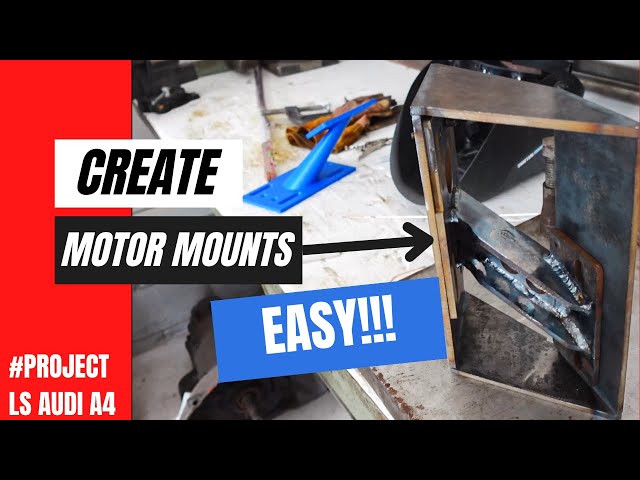 Motor Mounts Build for LS Swap Audi (3D Printed Jig!) Ep: 13