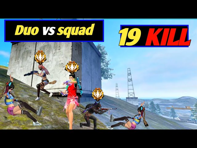 19KILL🔻90Headshot Rate ! Duo VS Squad | Full gameplay!📲poco x3 pro freefire