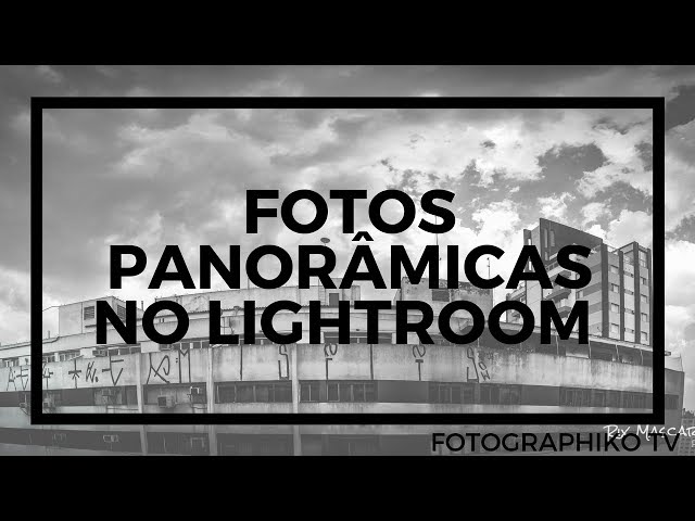 Panoramic photos with Lightroom